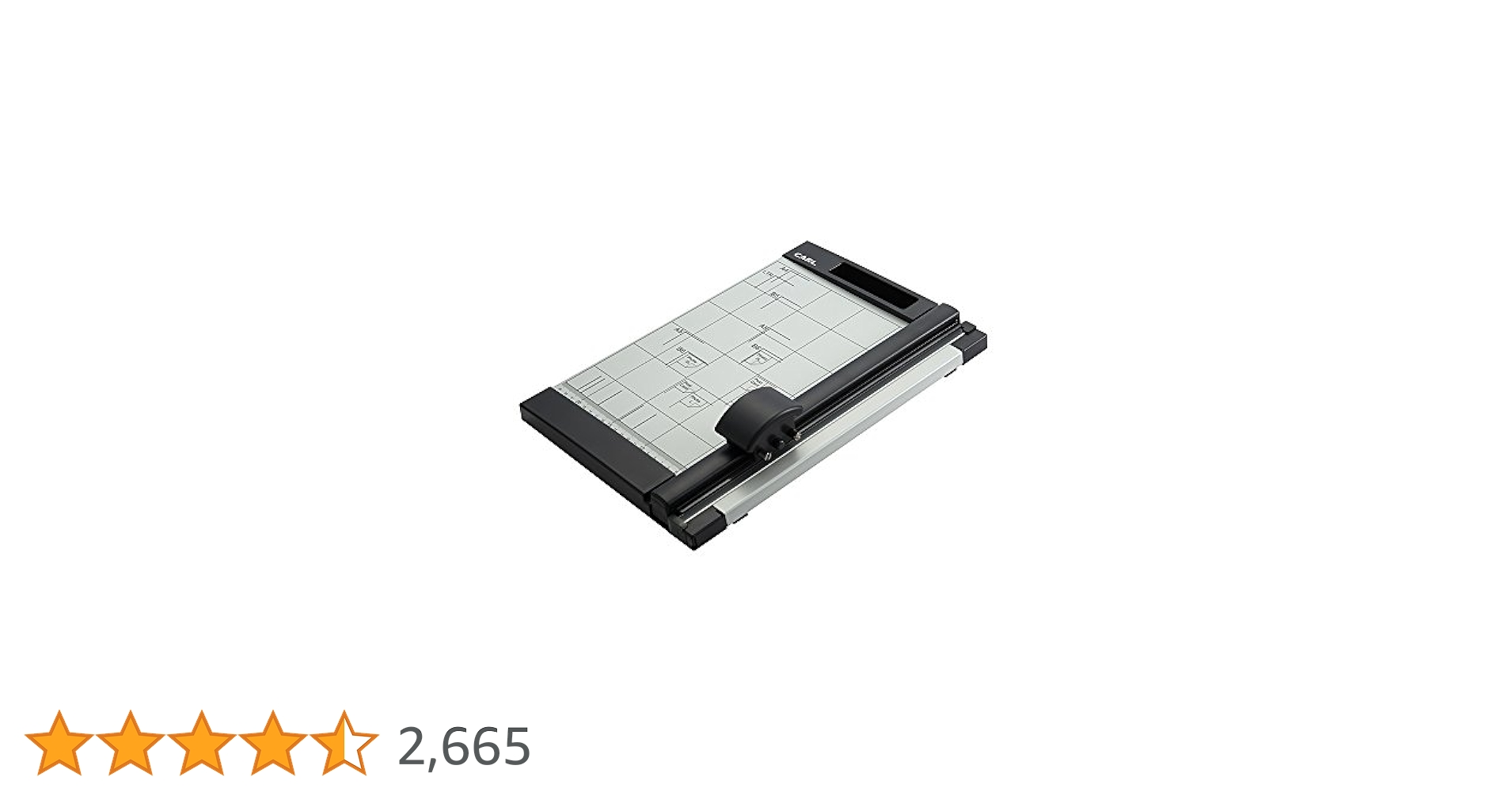 Amazon.co.jp: カール事務器 裁断機 ペーパーカッター A4対応 10